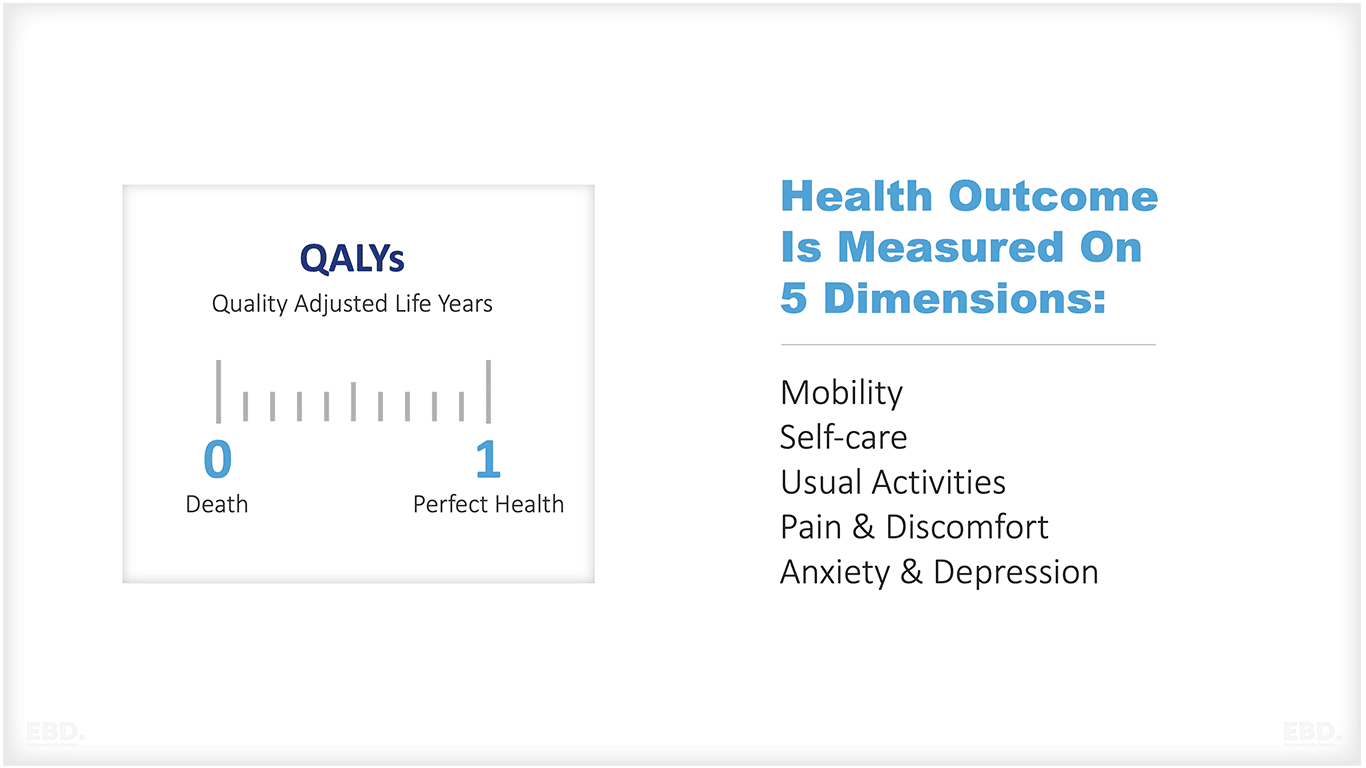 quality adjusted life year QALY