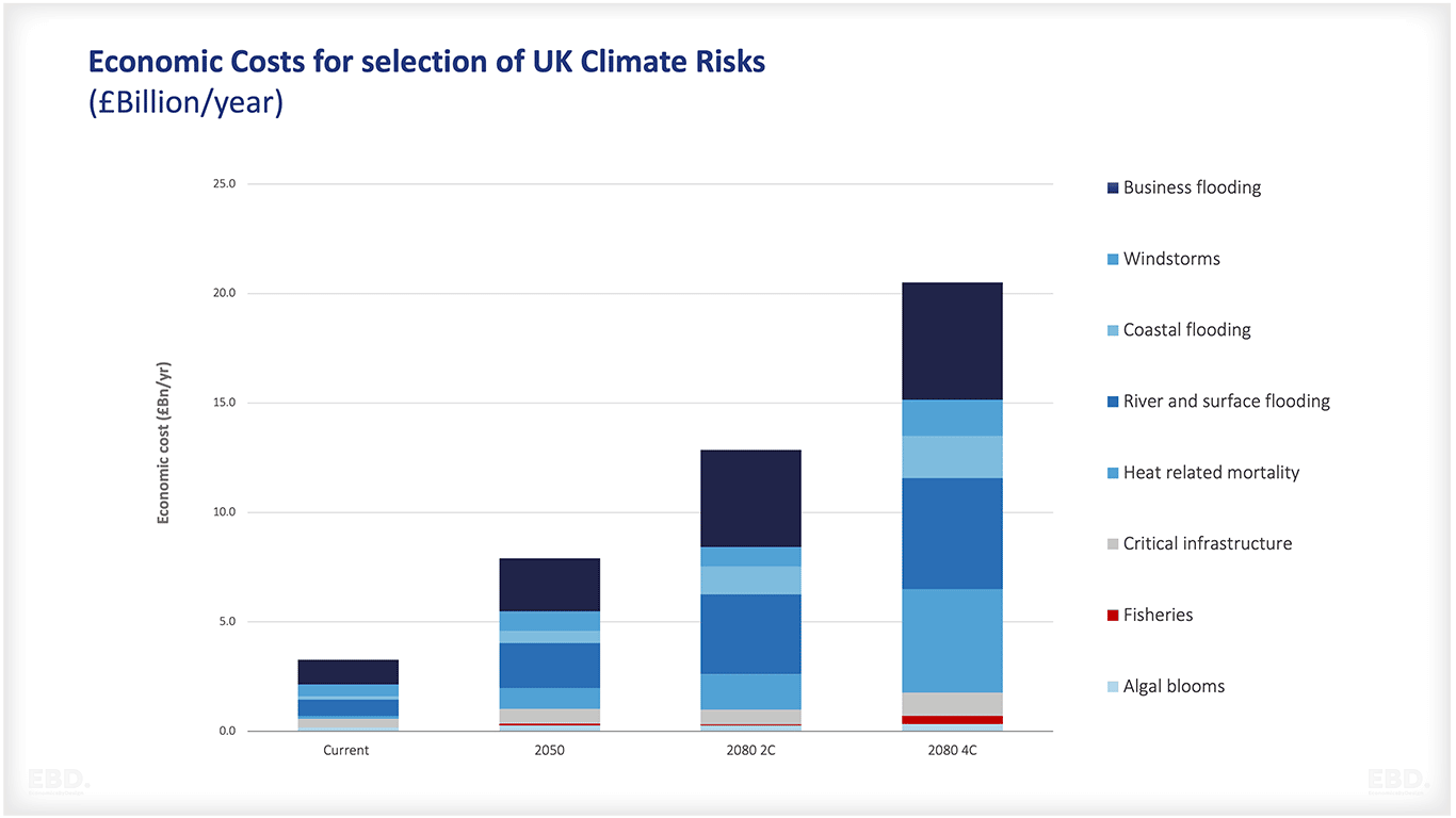 economic costs climate risks